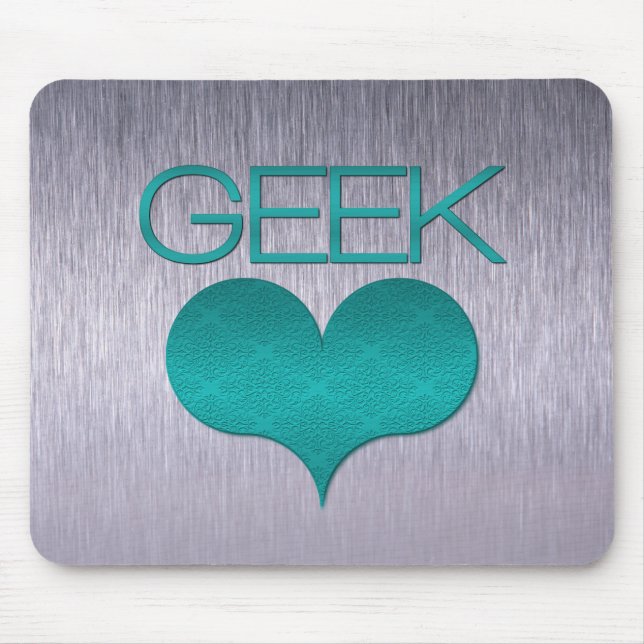 Mousepad (Amor geek), Turquesa (Frente)