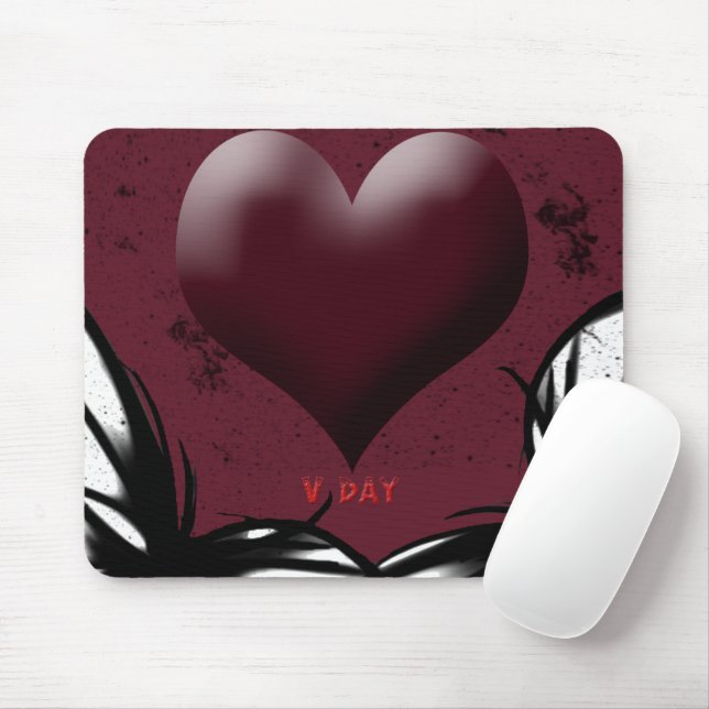 Mousepad Amor Gótico (Com mouse)