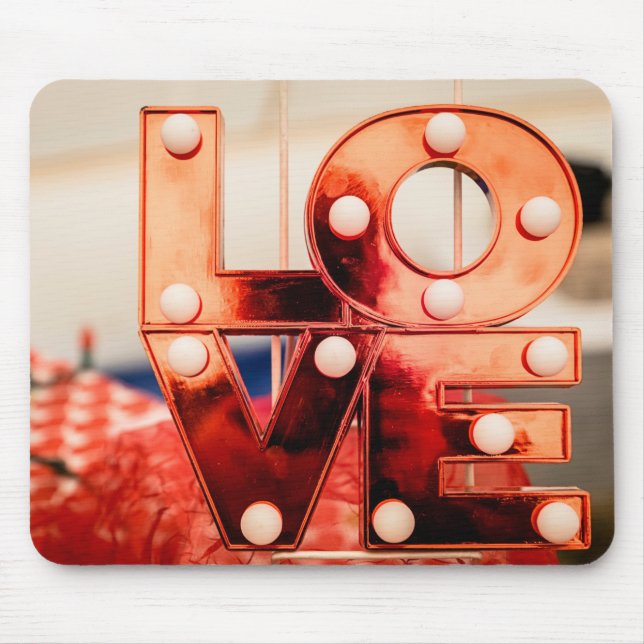 Mousepad AMOR (Grande Letra Vermelha) (Frente)