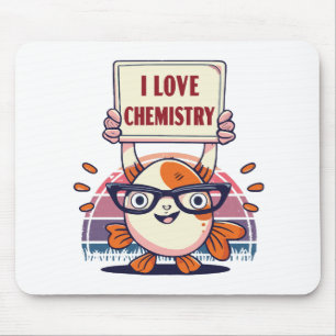 Mousepad Amor Guppies e Química