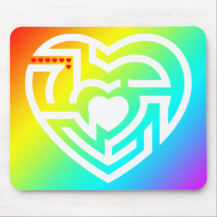Mousepad amor labirinto