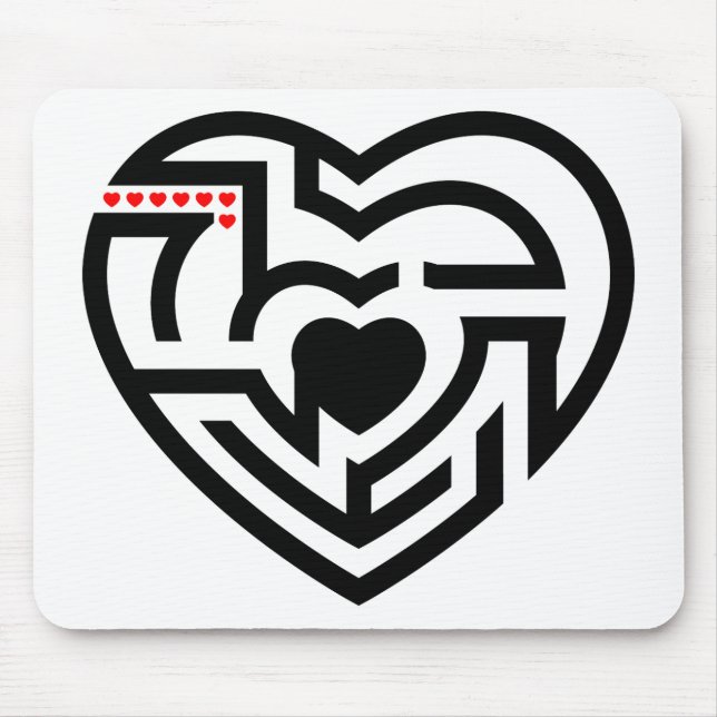 Mousepad amor labirinto (Frente)
