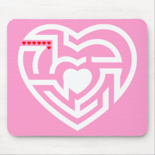 Mousepad amor labirinto