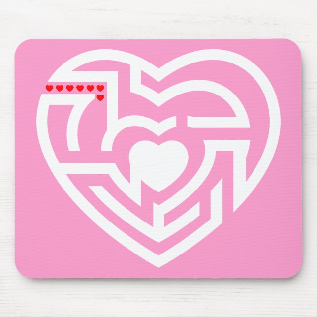 Mousepad amor labirinto (Frente)