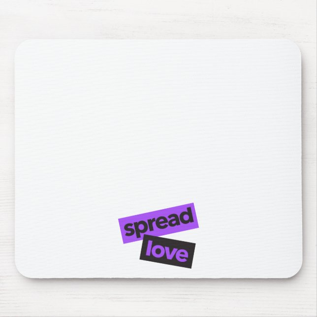 Mousepad Amor moderno, urbano, vibrante, gráfico moderno, e (Frente)