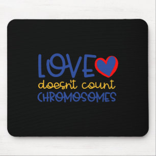 Mousepad Amor não conta cromossomos para baixo síndrome