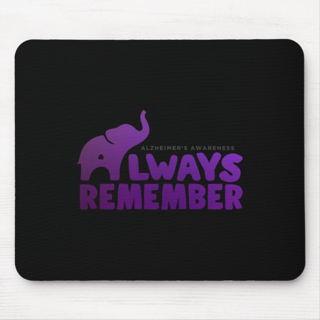 Mousepad Amor Nunca Esquece Alzheimer Elepher 2 (Frente)