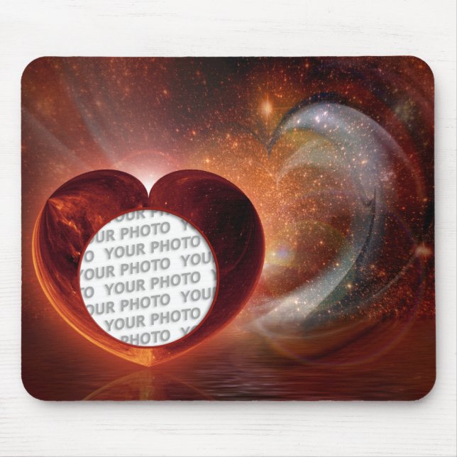 Mousepad Amor Quente - modelo (Frente)