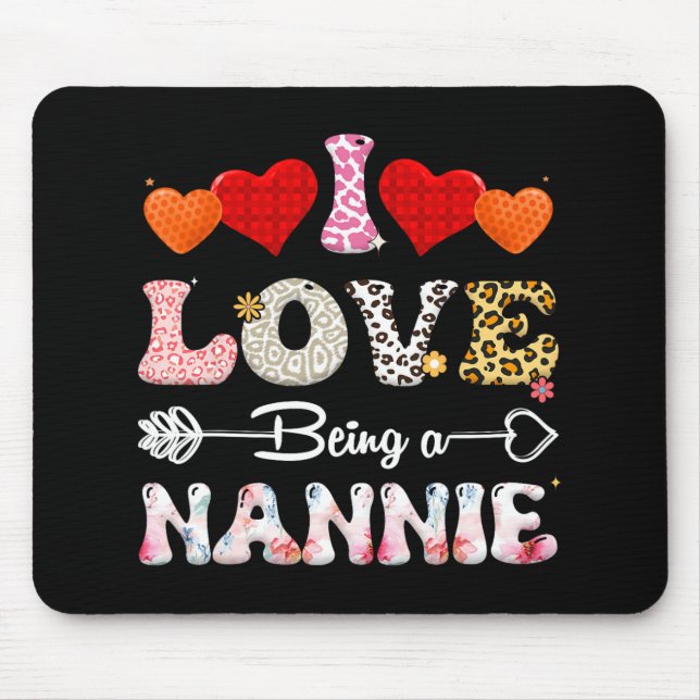 Mousepad Amor Ser Um Nannie Leopard &amp; Búfalo Diversão M (Frente)