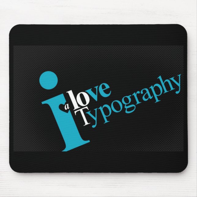 Mousepad amor-tipografia-um-lote (Frente)