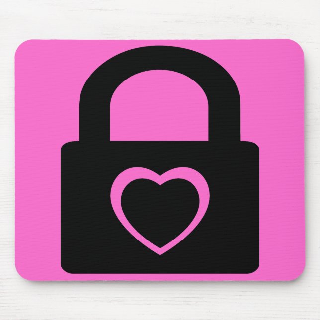 Mousepad amor travado. (Frente)