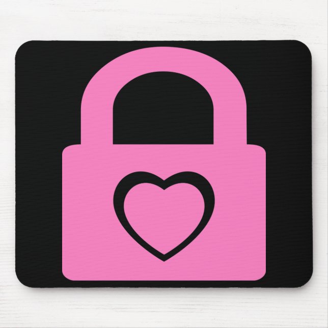 Mousepad amor travado. (Frente)