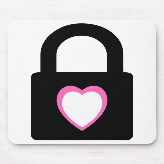 Mousepad amor travado. (Frente)