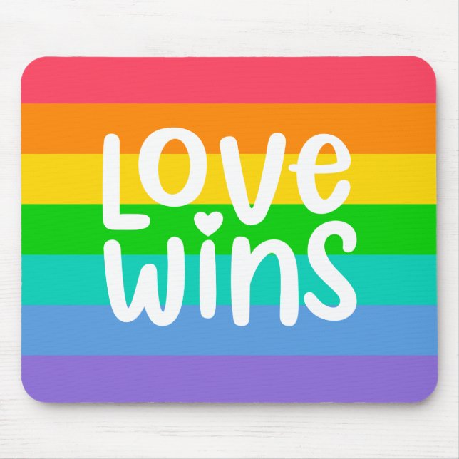 Mousepad Amor vence (Frente)