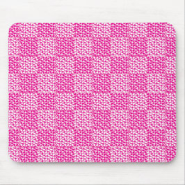 Mousepad Amor verificado em magenta e branco