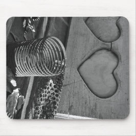 Mousepad Amor Vintage Preto e Branco