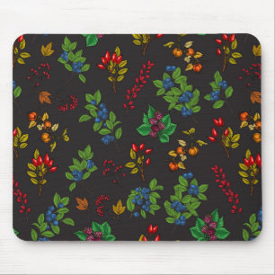 Mousepad Amoras de outono de chocolate marrom