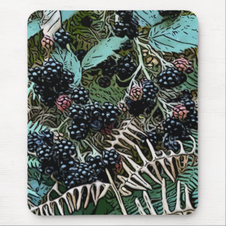 Mousepad Amoras negras na vinha