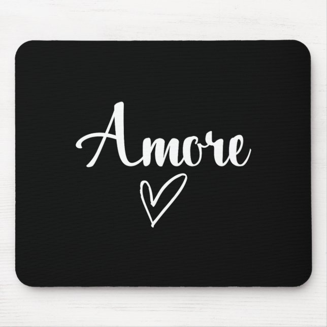 Mousepad Amore - Italian Love Valentine's Day  (Frente)