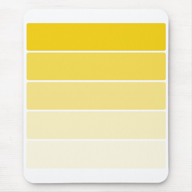Mousepad Amostras de tinta amarela sunny (Frente)