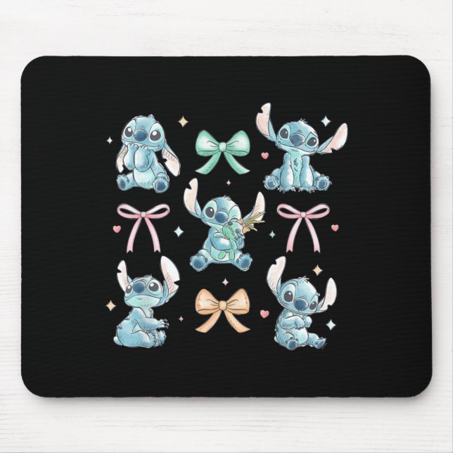Mousepad &amp; Scrump Coquette Style Bows Valentine's Day  (Frente)