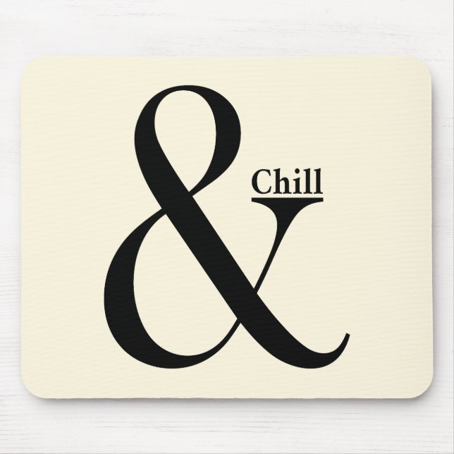 Mousepad Ampersand Chill (Frente)