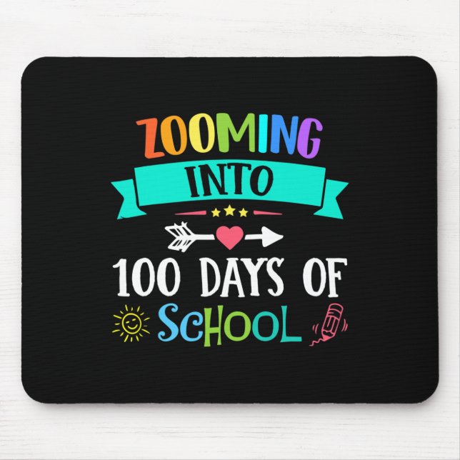 Mousepad Ampliando 100 Dias De Presente De Professores (Frente)