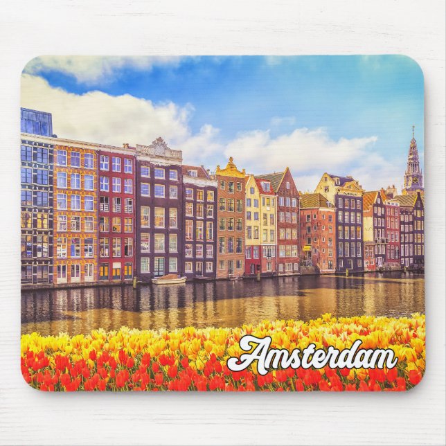 Mousepad Amsterdã, Países Baixos (Frente)