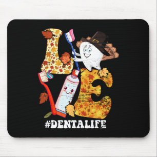 Mousepad AMVE Dental Life Turkey Tooth outono Thanksgi