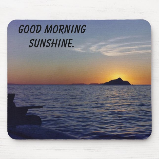 Mousepad Anacapa, luz do sol do bom dia (Frente)