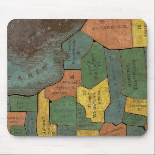 Mousepad Análise Geográfica do Estado de Nova Iorque