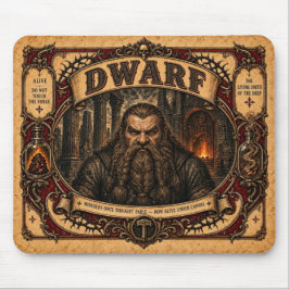 Mousepad Anão, Monstro do Circo Vintage