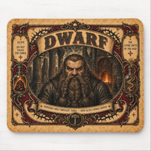 Mousepad Anão, Monstro do Circo Vintage