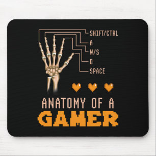 Mousepad Anatomia De Jogadores De Mão De Jogador