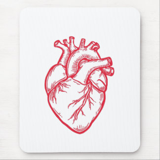 Mousepad Anatomical Heart Valentine Shirt