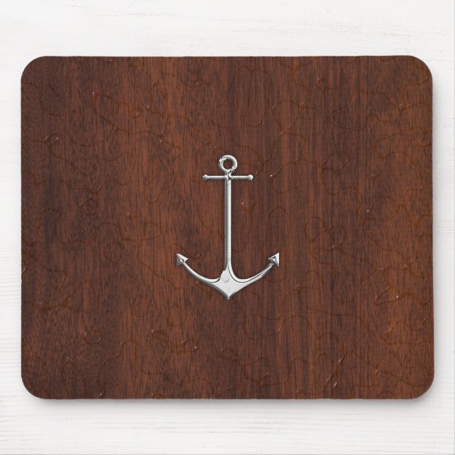 Mousepad Anchor Náutico Molhado de Mahogany (Frente)