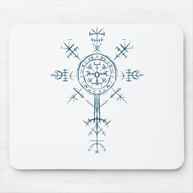 Mousepad Ancient norse symbol (Frente)