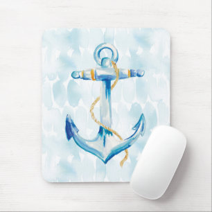 Mousepad Âncora Azul