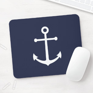 Mousepad Âncora Azul Marinho Náutico