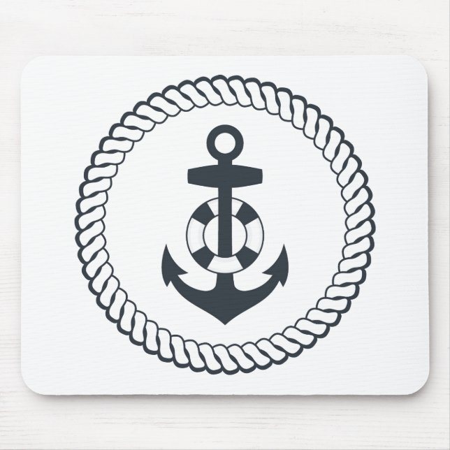 Mousepad Âncora bonito (Frente)