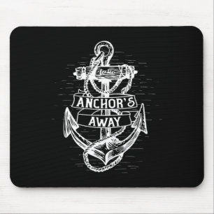 Mousepad Âncora Fora Capitão de Barco Marinheiro Masculino