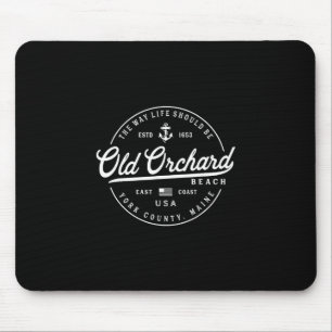 Mousepad Âncora Náutica Old Orchard Beach Maine Viagem Féri