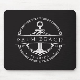 Mousepad Âncora Náutica Palm Beach Flórida 1952