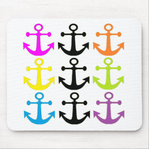 Mousepad Âncoras brilhantes