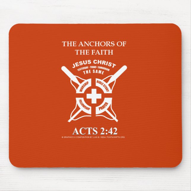 Mousepad Âncoras no Cristo (Frente)