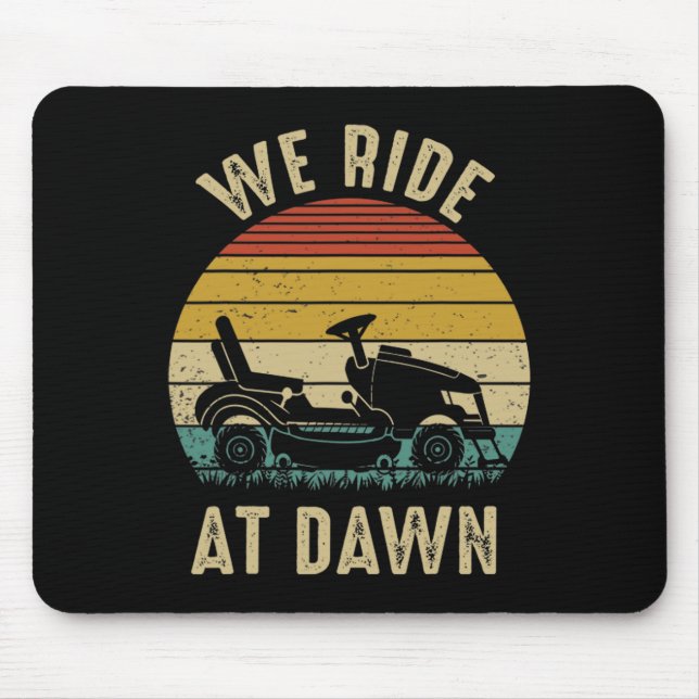 Mousepad Andamos No Dia de os pais Da Dawn Lawnmower (Frente)