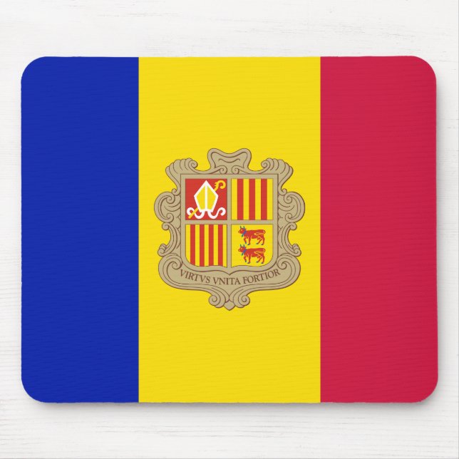 Mousepad Andorra Flag (Frente)