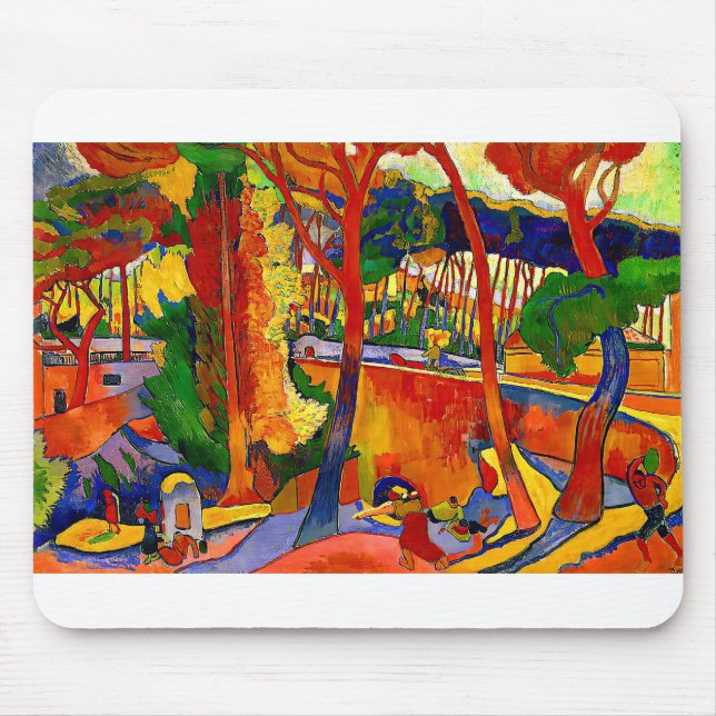Mousepad Andre Derain Turning Road em L'Estaque (Frente)
