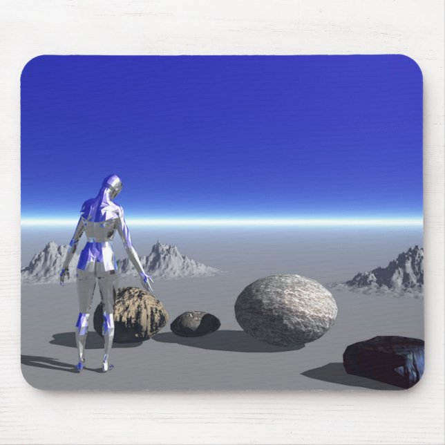 Mousepad Android-blue-planeta (Frente)