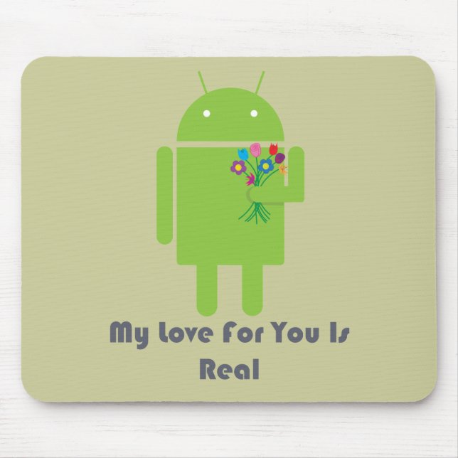 Mousepad Android no amor (Frente)